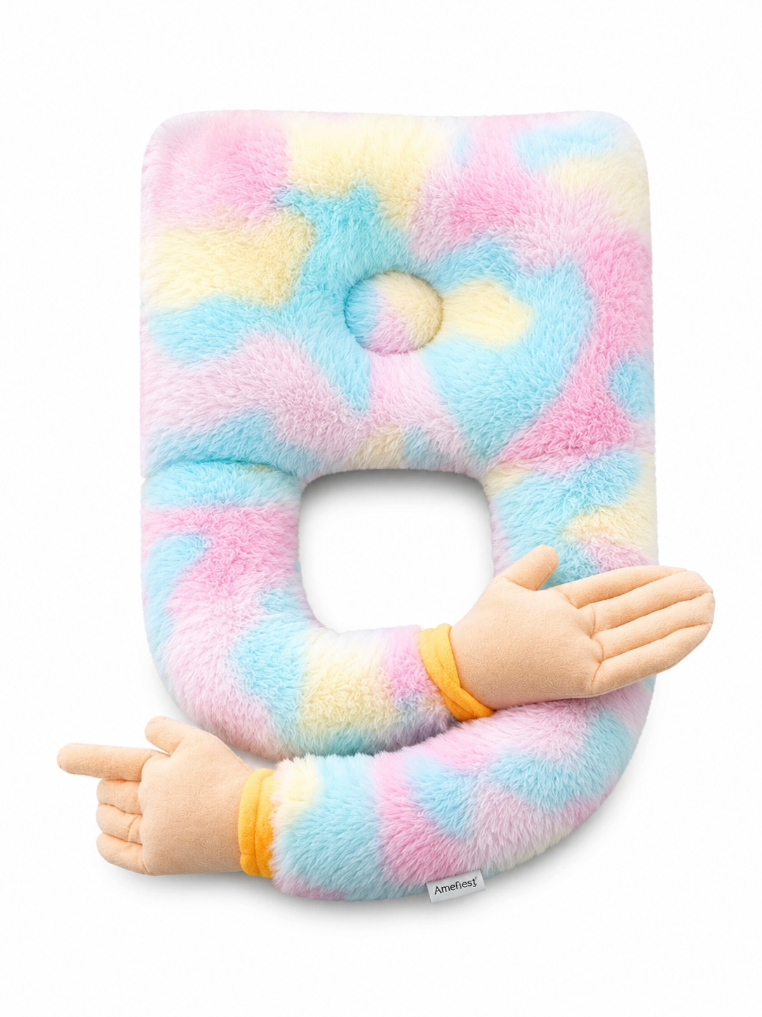 Mummakart Baby Hugging Pillow | Soft Plush Baby Support Cushion with Hugging Arms | Cute U-Shaped Baby Pillow for Newborns & Infants | Lightweight, Portable & Washable