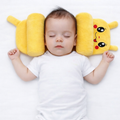 Mummakart Pink Baby Head Support Pillow | Cute Cartoon Baby Pillow for Newborns & Infants | Soft Side Support Cushion | Comfortable Head Positioning Pillow | Lightweight & Portable