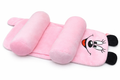 Mummakart Pink Baby Head Support Pillow | Cute Cartoon Baby Pillow for Newborns & Infants | Soft Side Support Cushion | Comfortable Head Positioning Pillow | Lightweight & Portable