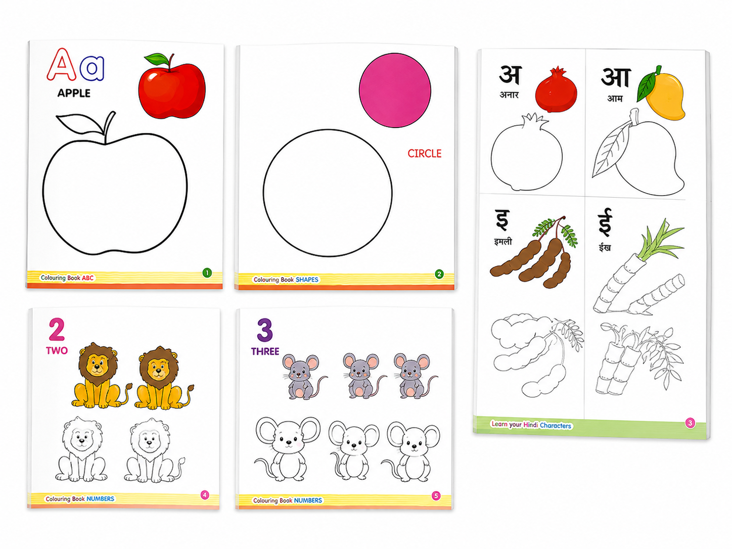 Kids Colouring Book Set – 8-in-1