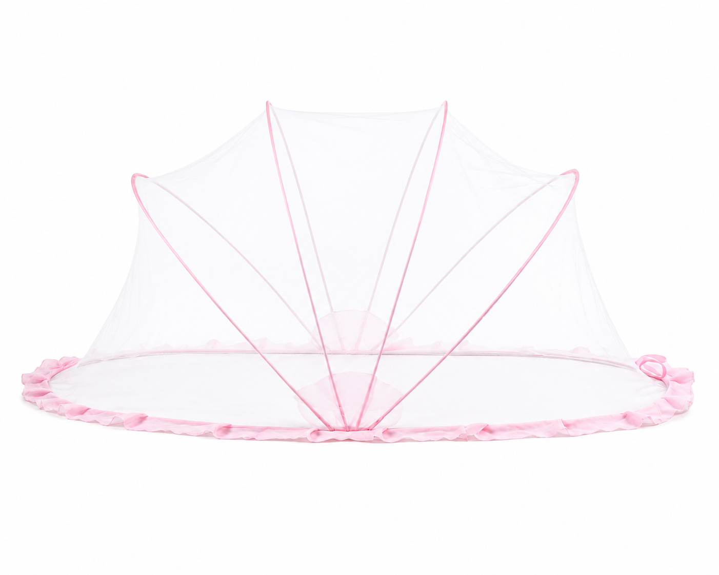 Mummakart Baby Mosquito Net | Pop-Up Mosquito Net for Newborns & Infants | Soft Breathable Mesh Baby Bed Net | Foldable & Portable Insect Protection Net | Pink